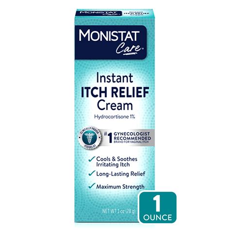 Monistat Care Maximum Strength Vagina Instant Itch Relief Cream "UK"