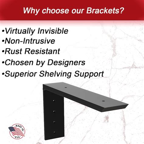 The Original Granite Bracket The Original Regular Shelf Bracket 06-in x ...