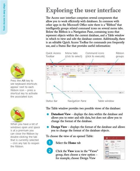 Image result for Access Interface Chart Tutorial