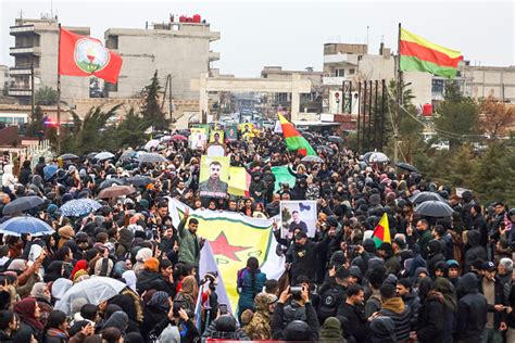 Thousands of Kurds rally in northeast Syria in show of solidarity