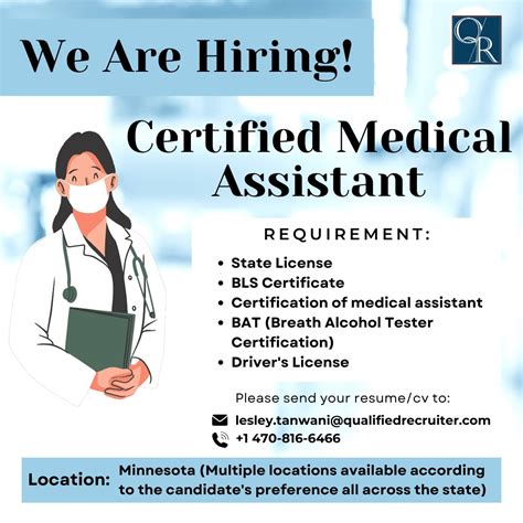 Medical Assistant Hiring