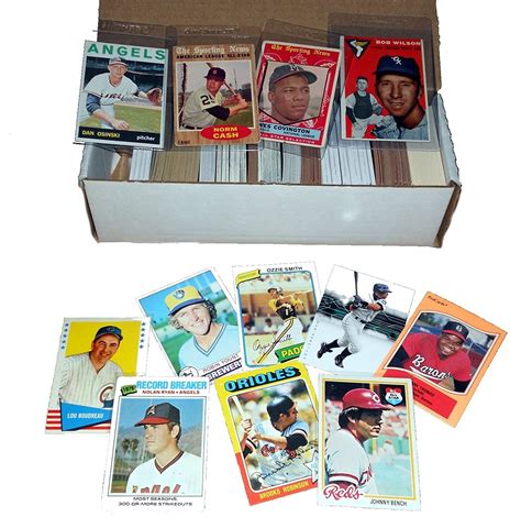 Baseball Card Starter Set 500 Cards Incl. 1950s-60s-70s-80s Book Value ...