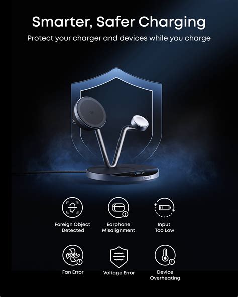 Anker Prime Wireless Charging Station (3-in-1, MagGo, AirCool, Dock ...