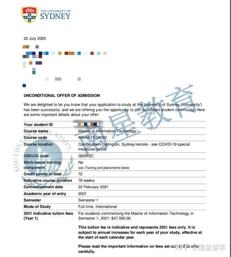 悉尼大学商学硕士研究生offer-排名-录取要求 - 知乎