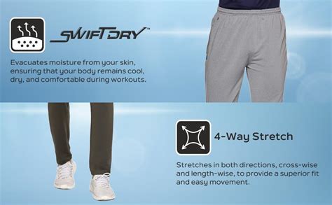 Van Heusen Performance Men Regular Fit Trackpants - Polyester Spandex ...