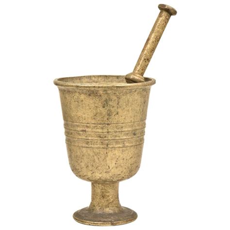 Brass Mortar And Pestle Kitchenware Spice Grinding Bowl