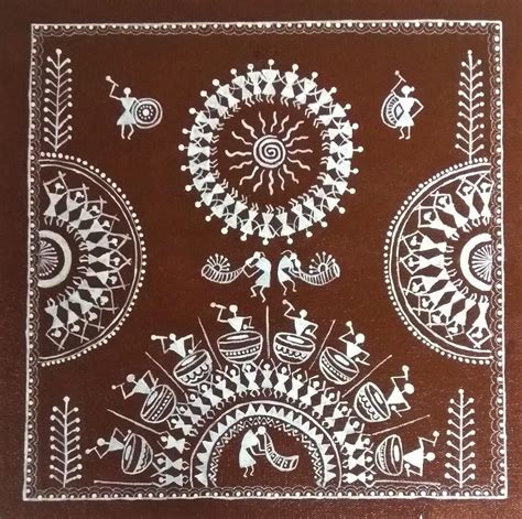 Warli Painting Borders Buy African Warli Stencil For Paintings 12