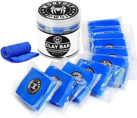 Wontolf 10 Pack Clay Bars Auto Detailing Premium Grade Magic Clay Bar ...