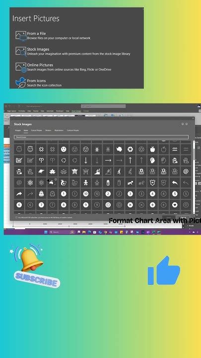 How to format Chart with Pictures? How to use the "Picture or Texture ...