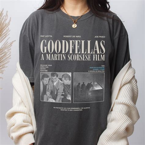 Goodfellas Movie T-shirt, Retro Martin Scorcese Gangster Mafia Film ...