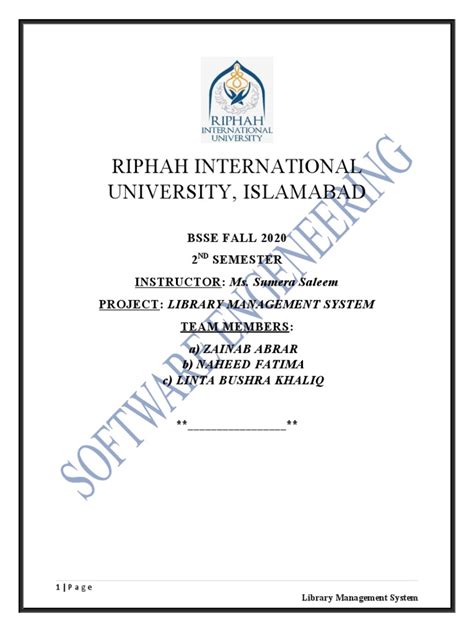 Image result for Library Management System Project PDF