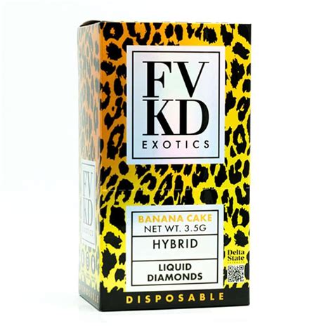 FVKD Exotics Liquid Diamonds Disposables 3.5g | 6 Strains | D8 Super Store