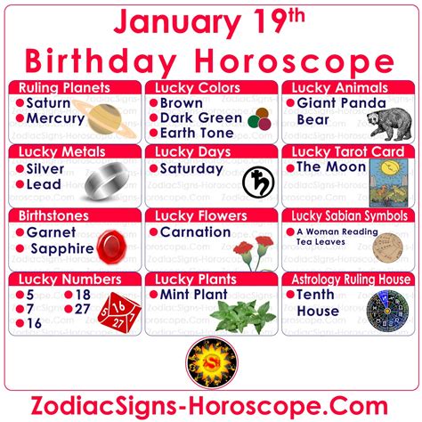 January 19 Zodiac – Complete Birthday Personality and Horoscope | ZSH