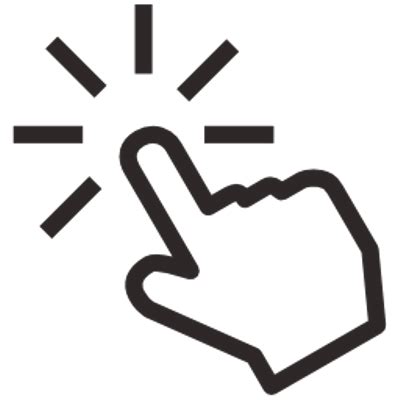 Mano Clic Aquí PNG transparente - StickPNG