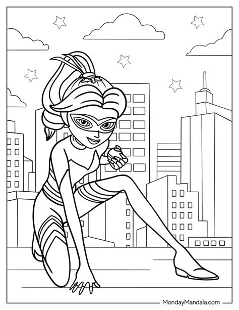 Queen Bee Coloring Page