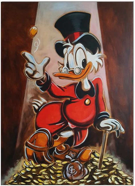 Dagobert Duck - 50 x 70 cm
