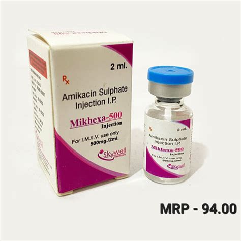 MIKHEXA-500 INJECTION Skywell Healthcare Pvt. Ltd.