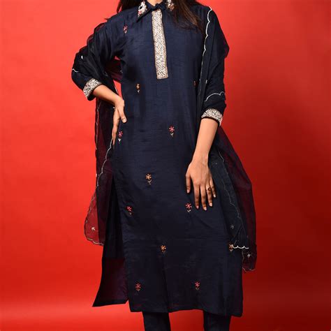 Pure Dola Daily Wear Kurta Sets – Rang By Rangana