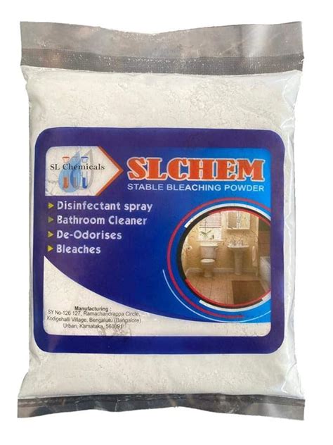 SLCHEM @ Stable Bleaching Powder(100% PURE) - 400g pack : Amazon.in: Beauty