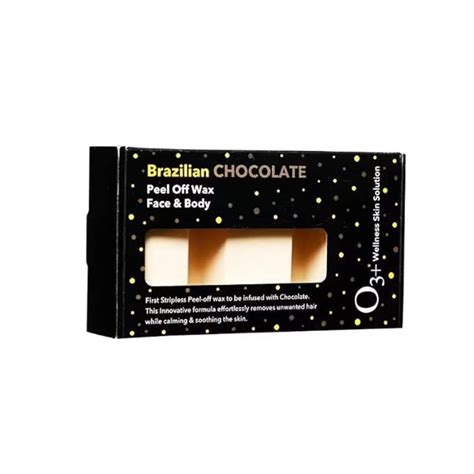 O3+ Brazilian Chocolate Peel Off Wax Professional Body Face Arm Legs ...