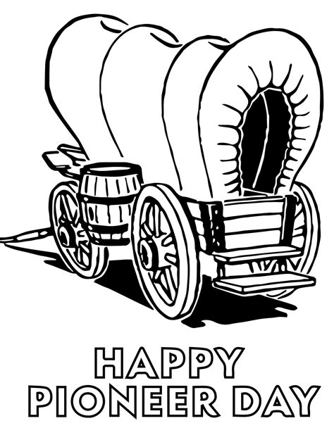 Pioneer Day Coloring Pages [2025]