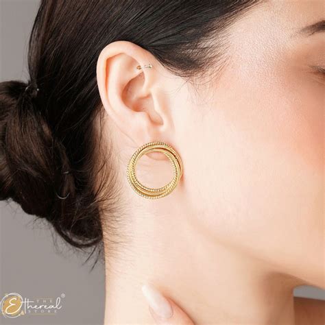Buy In The Loop Studs Online India - The Ethereal Store