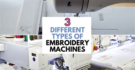 Image result for Embroidery Machine Types