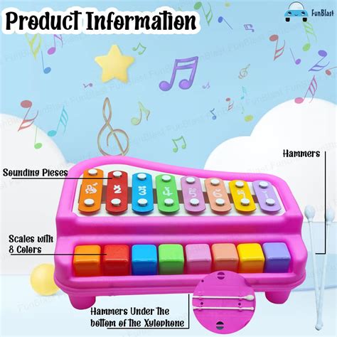 Xylophone - Hand Knock Piano Toys, Hammering & Pounding Toys, Xylophon ...