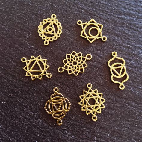 7 Chakra Charm set (Set of 7 charms) – The Crimson Store