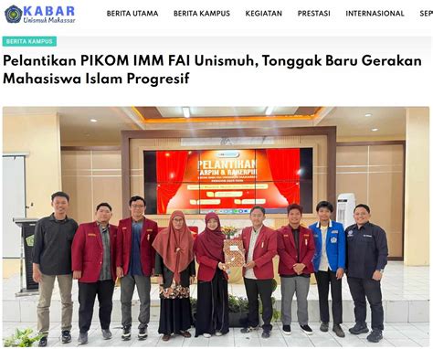 Ikatan Mahasiswa Muhammadiyah (IMM) - Rakerpim PIKOM IMM FAI Unismuh ...
