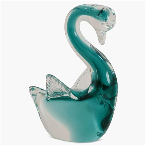 Buy Cosmos Glass Swan Figurine from Home Centre at just INR 499.0