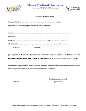 2009 Form BE Medex Medisch Attest Fill Online, Printable, Fillable ...