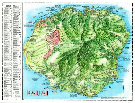 Kauai - Curtis Wright Maps
