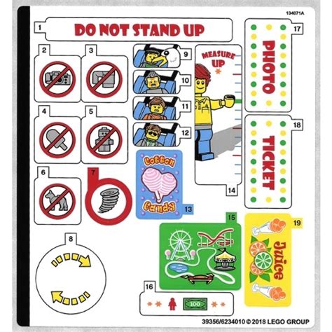 LEGO® Stickers Créator - Icons - LEGO® Autocollant - Stickers 10261 ...
