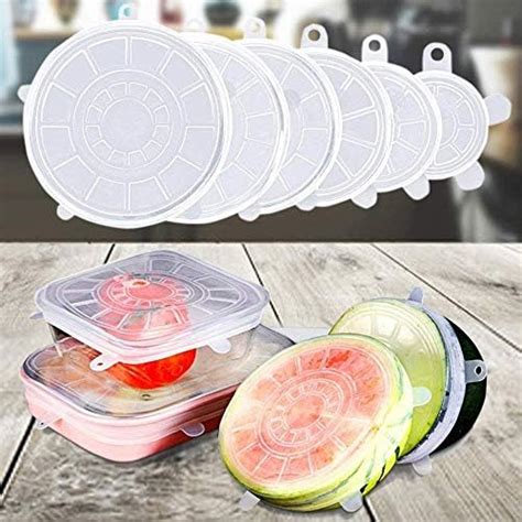 Buy CLOMANA Silicone Lid Set- Multicolour Online at Low Prices in India ...