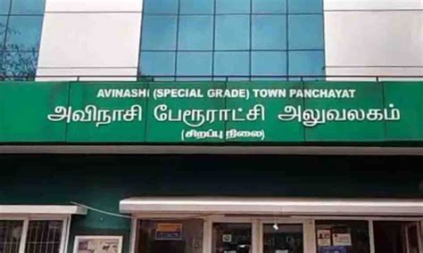 அவிநாசி பேரூராட்சியை நகராட்சியாக தரம் உயா்த்தி அறிவிக்க வேண்டும் - ஆ ...