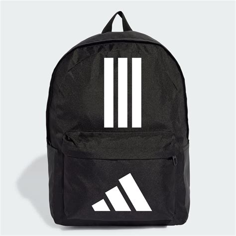 Accessories - Classic Back-to-School 3-Stripes Backpack - Black ...