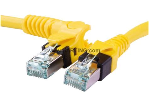 VB RJ45 LaR - DB RJ45 Cat.6A PUR 0.5m | HARTING Technology Group