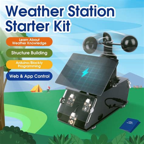 ACEBOTT QE011 STEM Weather Station Starter Kit - Env. Monitor Station ...