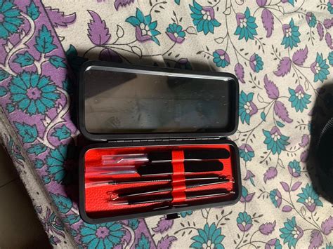 Foolzy Stainless Steel Anti-Slid Handle Blackhead Remover Tools Kit ...