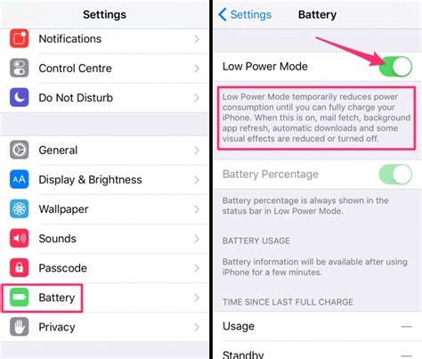 Image result for Power Save Mode IPhone