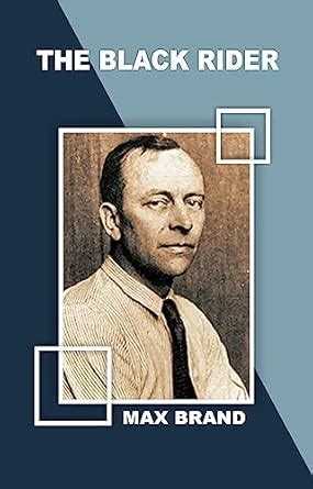 The Black Rider eBook : Max Brand: Amazon.in: Kindle Store