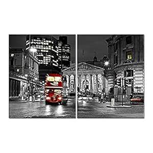 PAPER PLANE DESIGN Wall Canvas Painting Art | 2 Panels, Split Painting ...