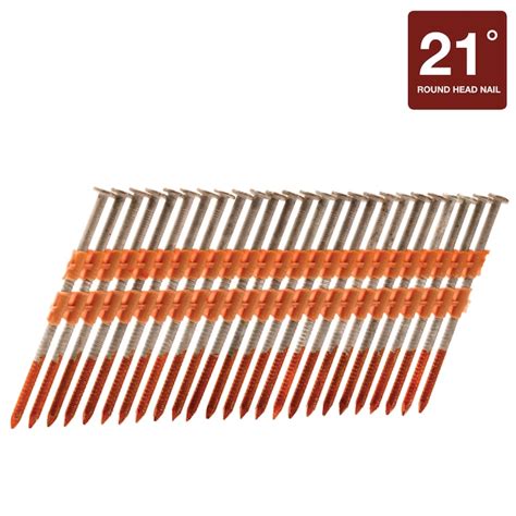 Metabo HPT 3-in x 0.12-in 21-Degree Hot-Dipped Galvanized Ring Shank ...