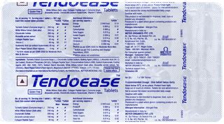 Tendoease Tablet 10 - Uses, Side Effects, Dosage, Price | Truemeds