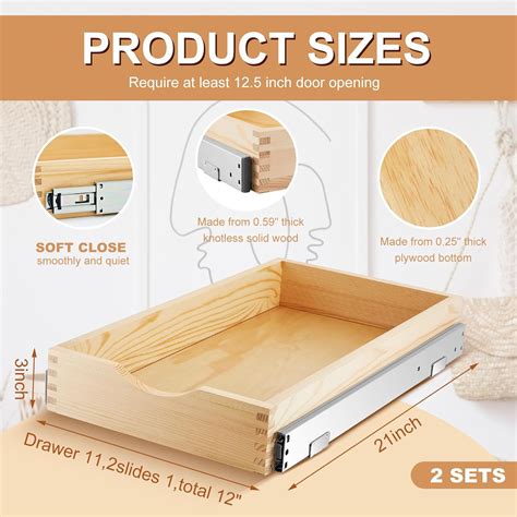 Menkxi 2 Set Pull out Tray Pull out Cabinet Organizer India | Ubuy