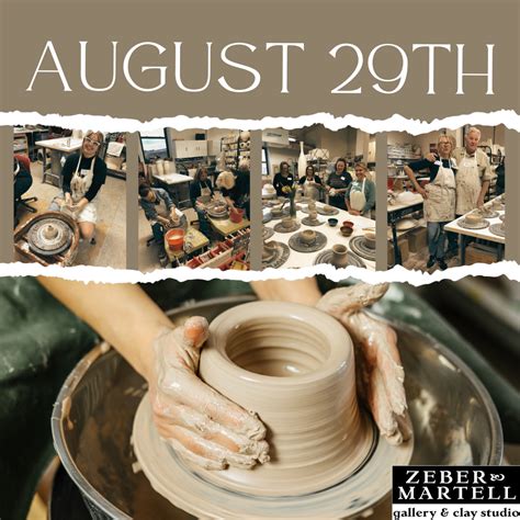 August 29, 2025 | 6-7:30pm – Zeber-Martell Gallery & Clay Studio
