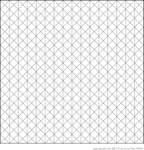 Isometric Graph Paper Printable