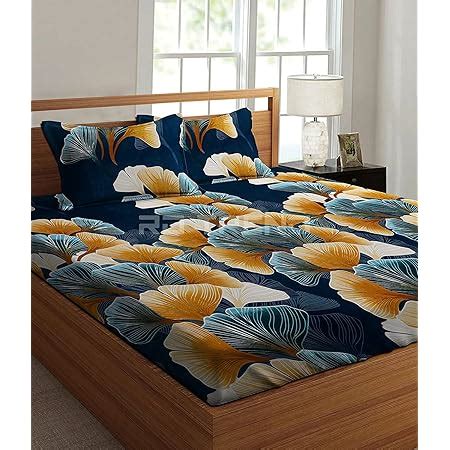 Buy Magnetic Shadow King Size Bed Cover Elastic Fitted Bedsheet with 2 ...