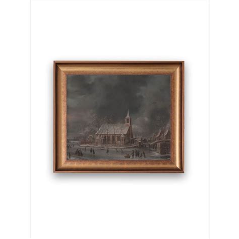 Buy The Vintage Artistry Grey & Brown Vintage Winter City Wall Art Online